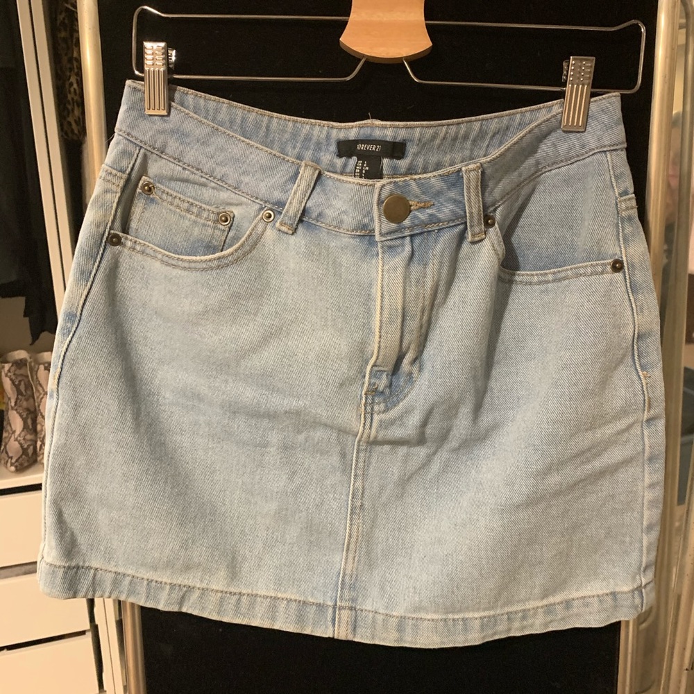 Forever 21 jean skirt